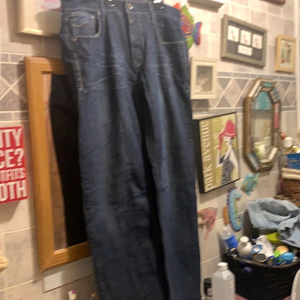 Antique rivet jeans